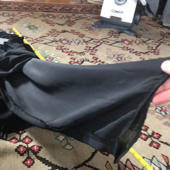 Rachel Zoe black draped pants/Palazzo size 12 New With Tag - Picture 11 of 12